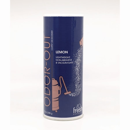 Fresh Products Odor-Out Rug/Room Deodorant, Bouquet, 12oz, Shaker Can, PK12 12-14-00BO